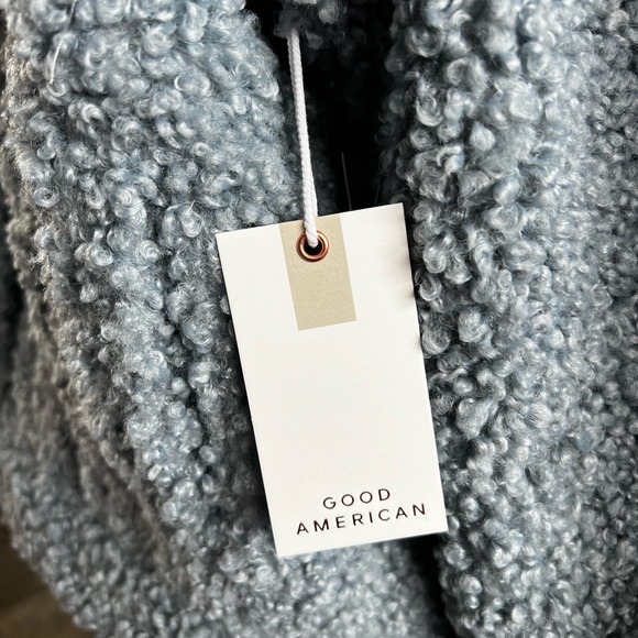 GOOD AMERICAN 90s SHERPA TRUCKER JACKET - Picture 4 of 5